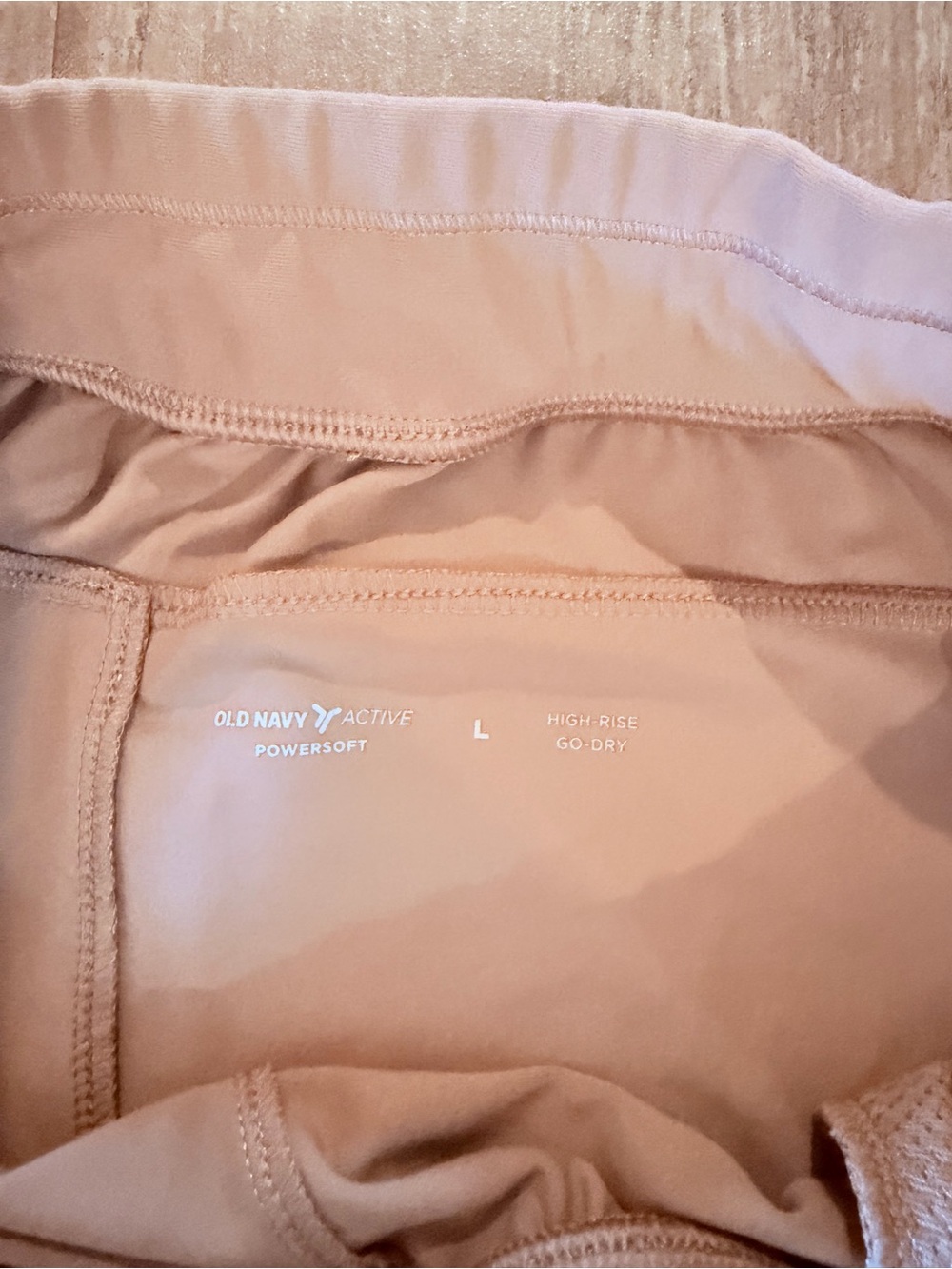 Old Navy Active Powersoft Shorts With Light Brown Color - Picture 2 of 3